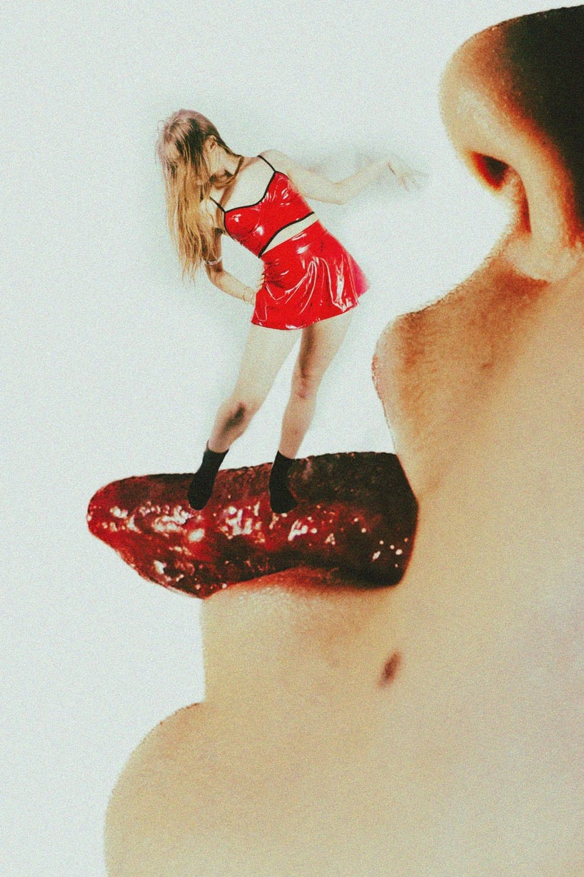 Soft Vinyl Mini Skirt