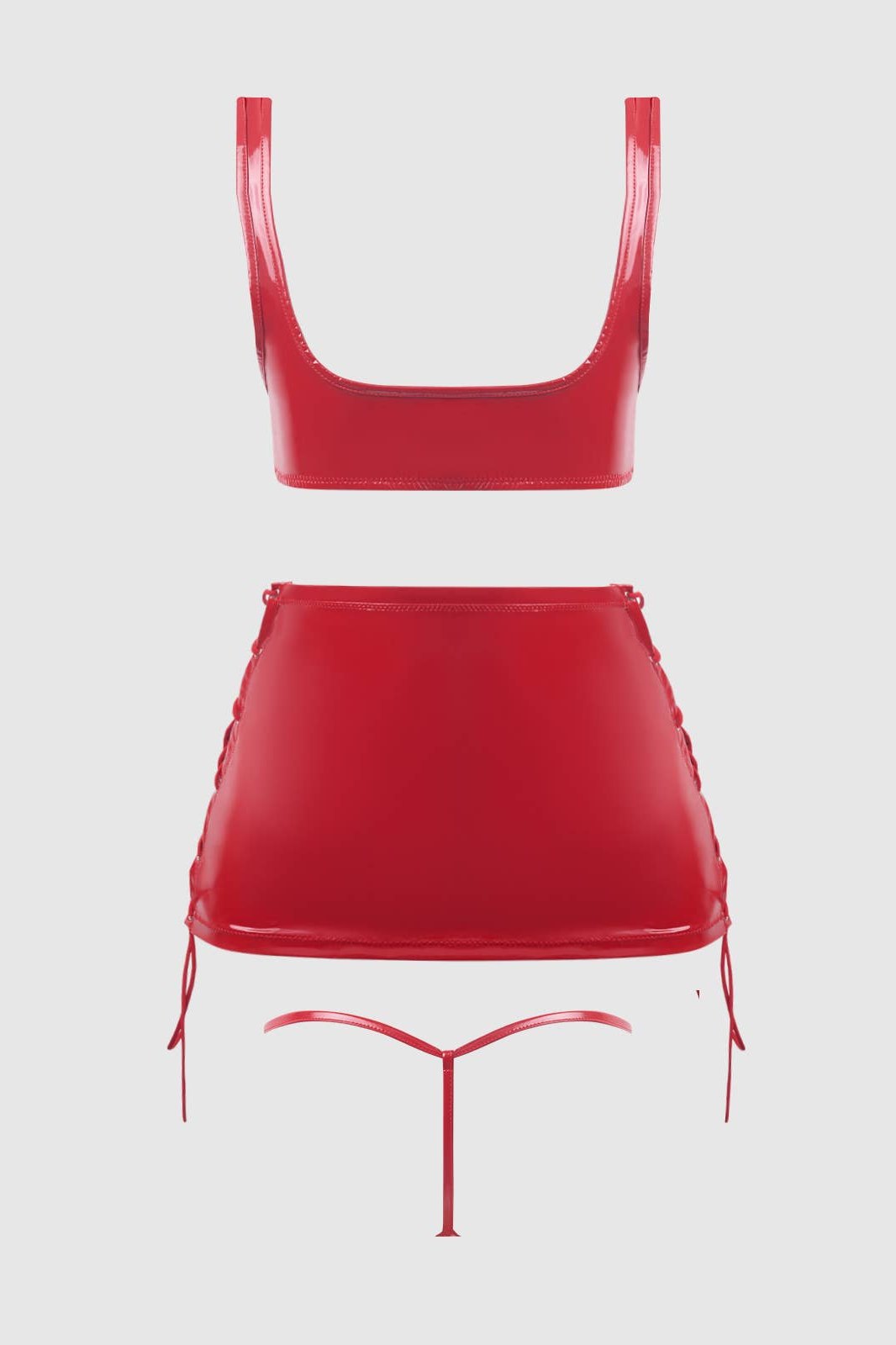 Trinity Vinyl Lace-Up Set