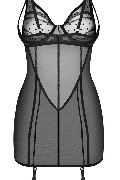 Front Suspender Lingerie Dress