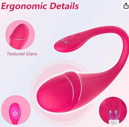 Female Wearable Vibrator, APP Remote Control Adult- Sex- Toys, Long Distance Remote Control G Spot Stimulator Panty Sex- Toy Egg Dildo With 9 Vibration Modes For Women