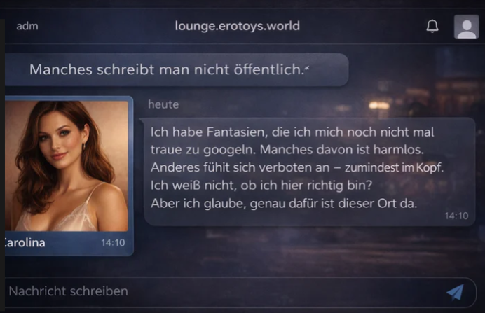 Willkommen in der ERO TOYS Lounge – wo Lust Gedanken berührt