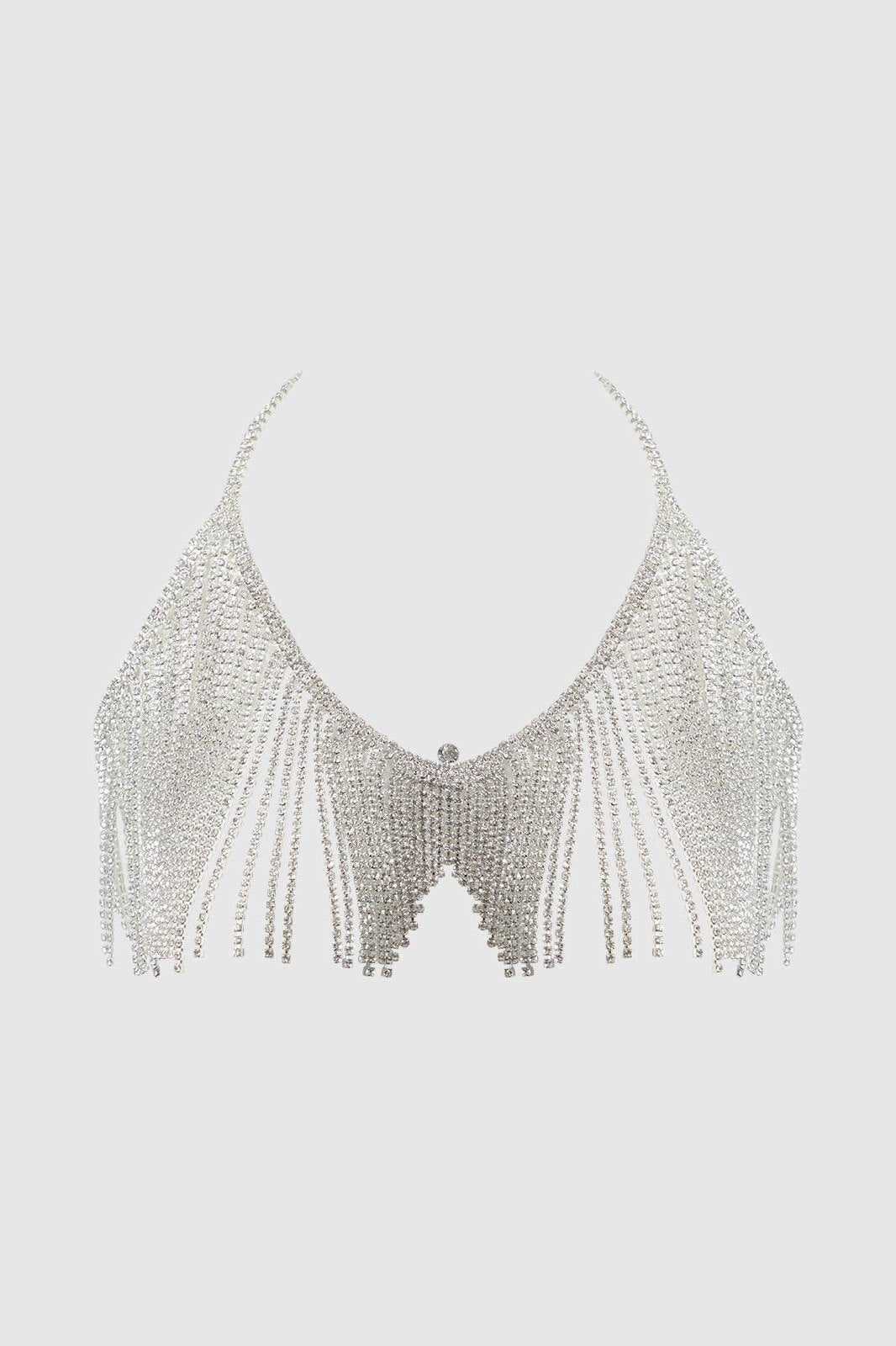 Dangle V-Neck Bra