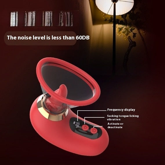 Tongue LED Number Display Handheld Sucking Device