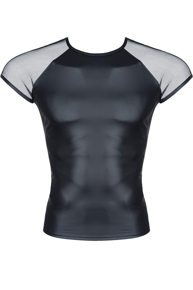 Black Mesh Shirt