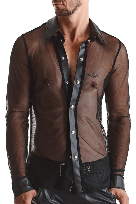 Mesh Stud Shirt