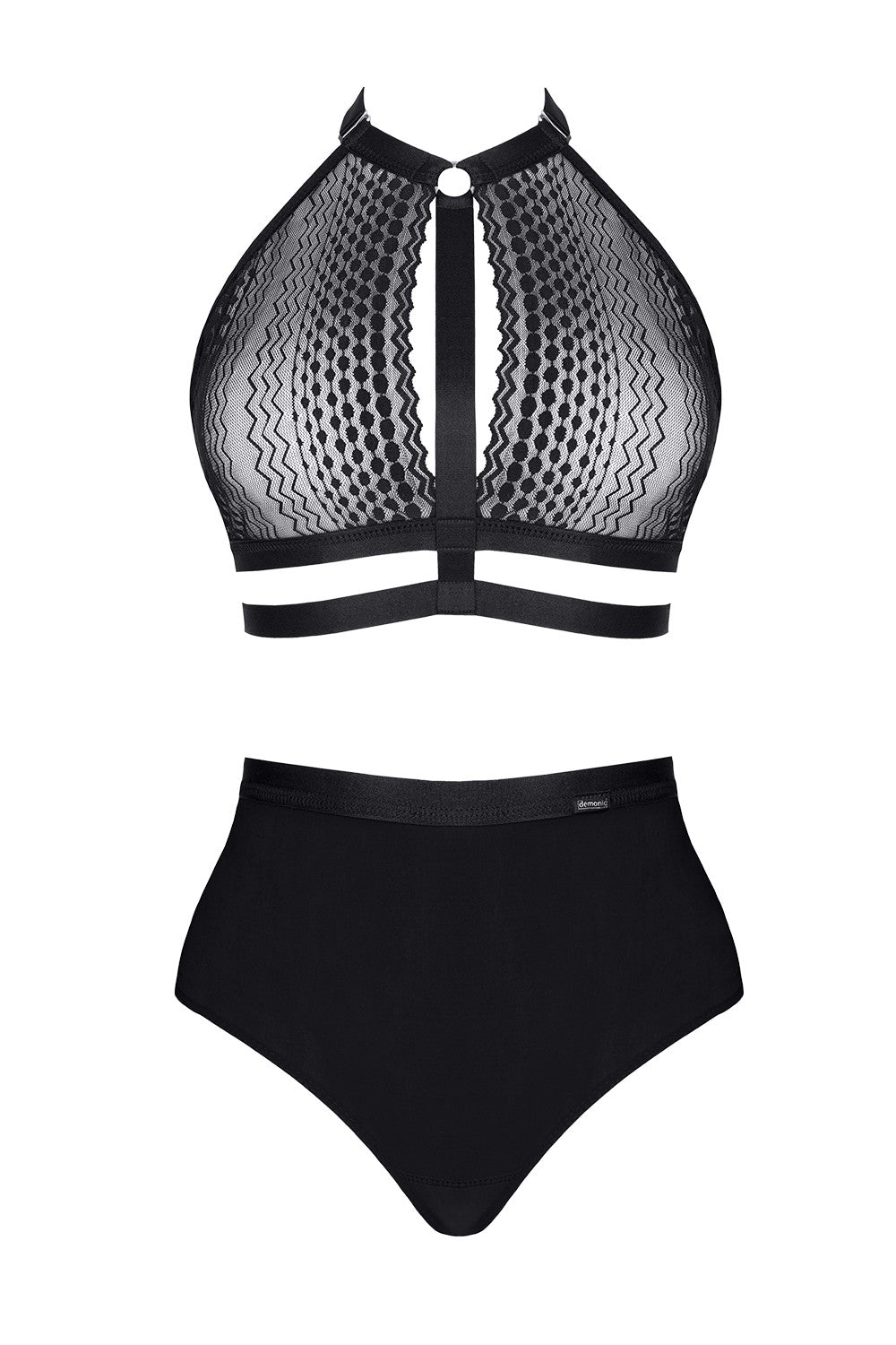 Characteristic Black Lace Set