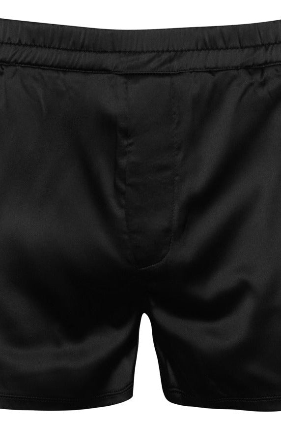 Black Satin Short
