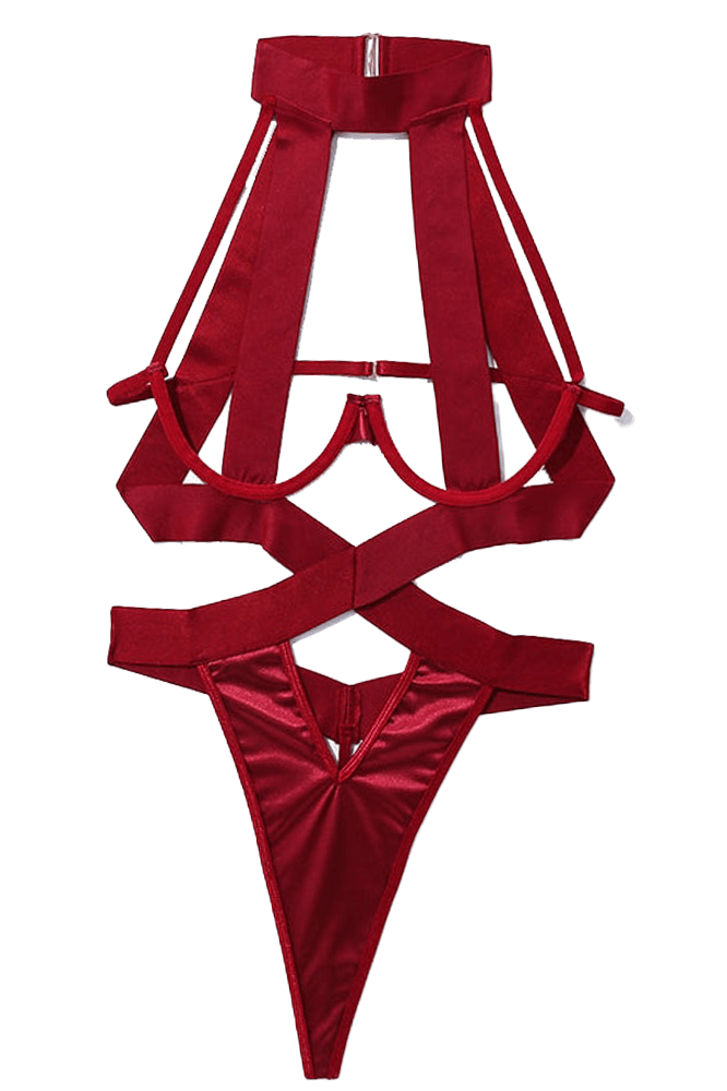 Bandage Lingerie Bodysuit