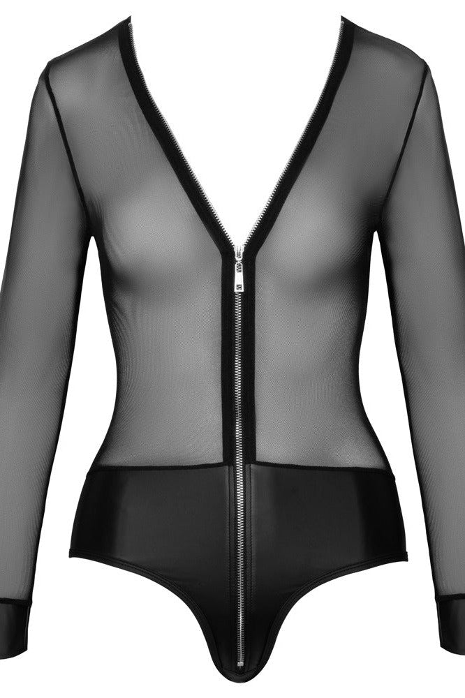 Matt Pantie Zipper Body