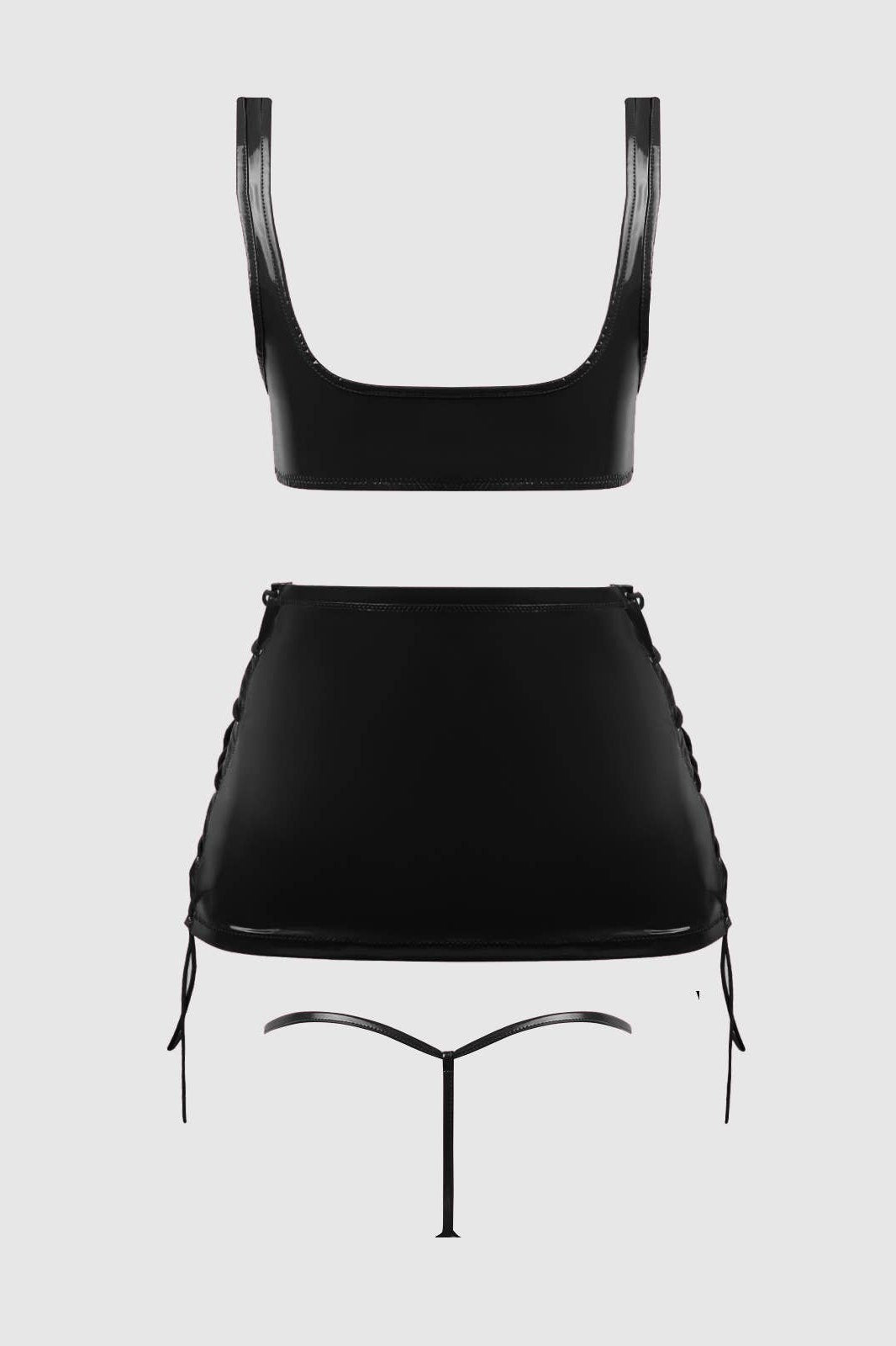 Trinity Vinyl Lace-Up Set