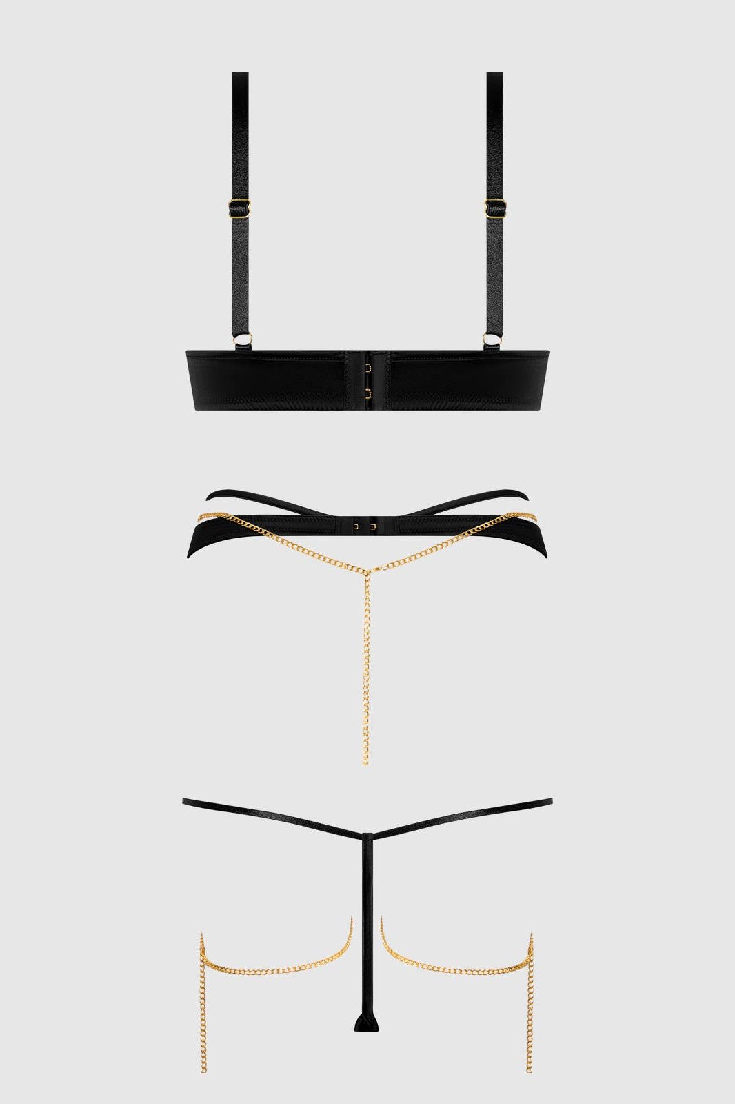Satin and Chain Set