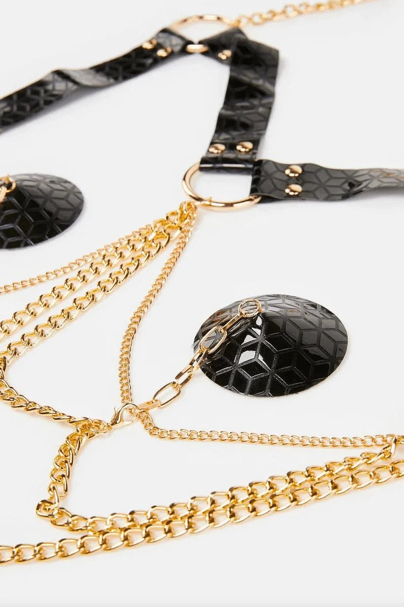 Glitz Harness Pasties Sets
