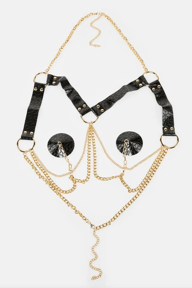 Glitz Harness Pasties Sets