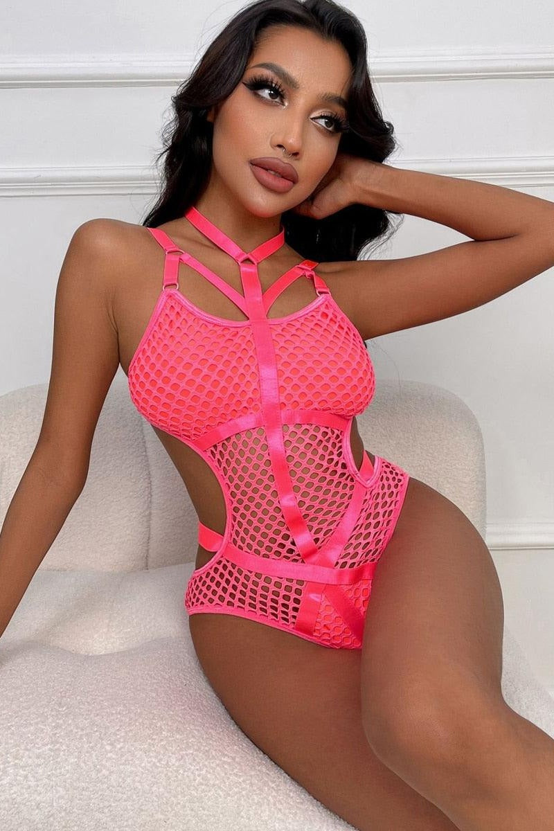 Fish Net-410 Bodysuit