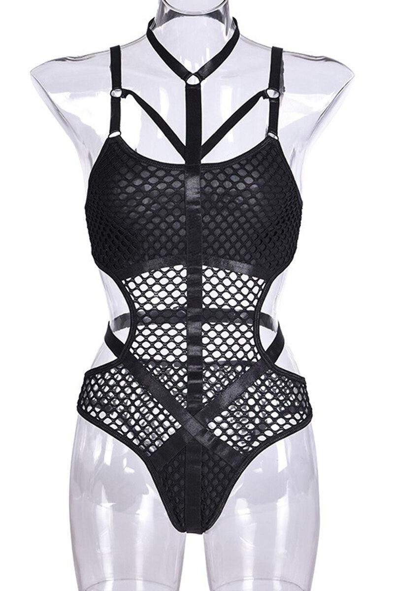 Fish Net-410 Bodysuit