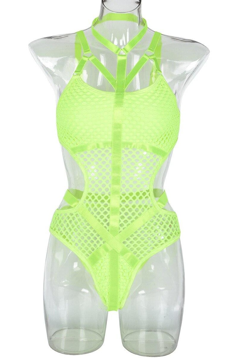 Fish Net-410 Bodysuit