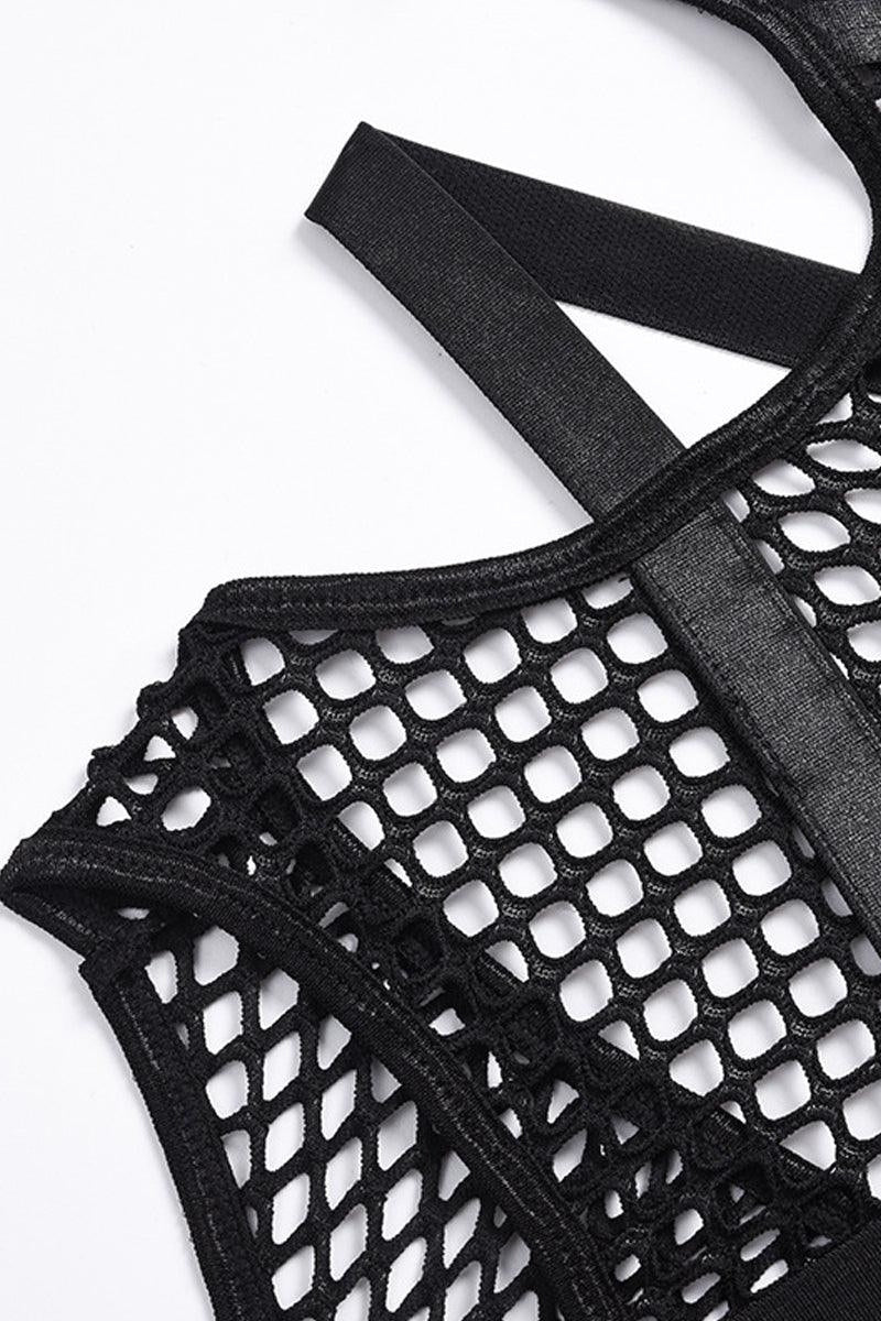 Fish Net-410 Bodysuit