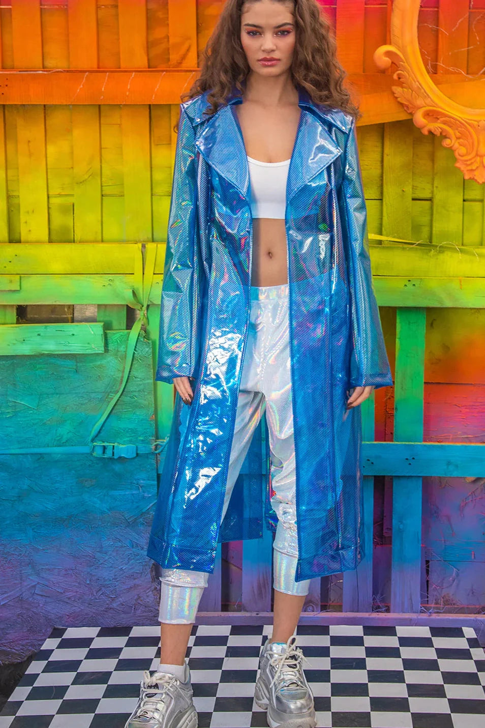 Transparent Trench Coat