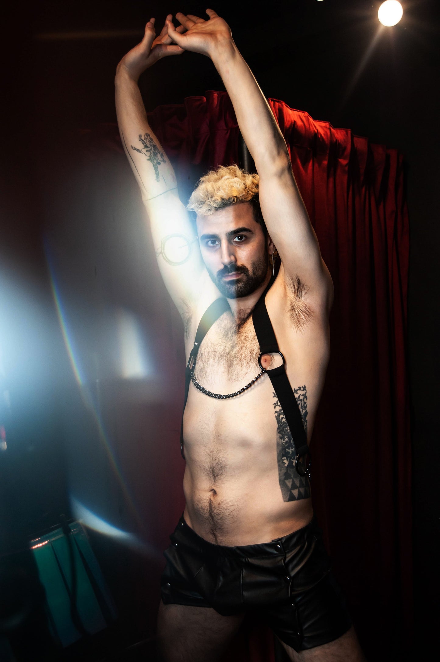 Chain Attached Rubber Harness