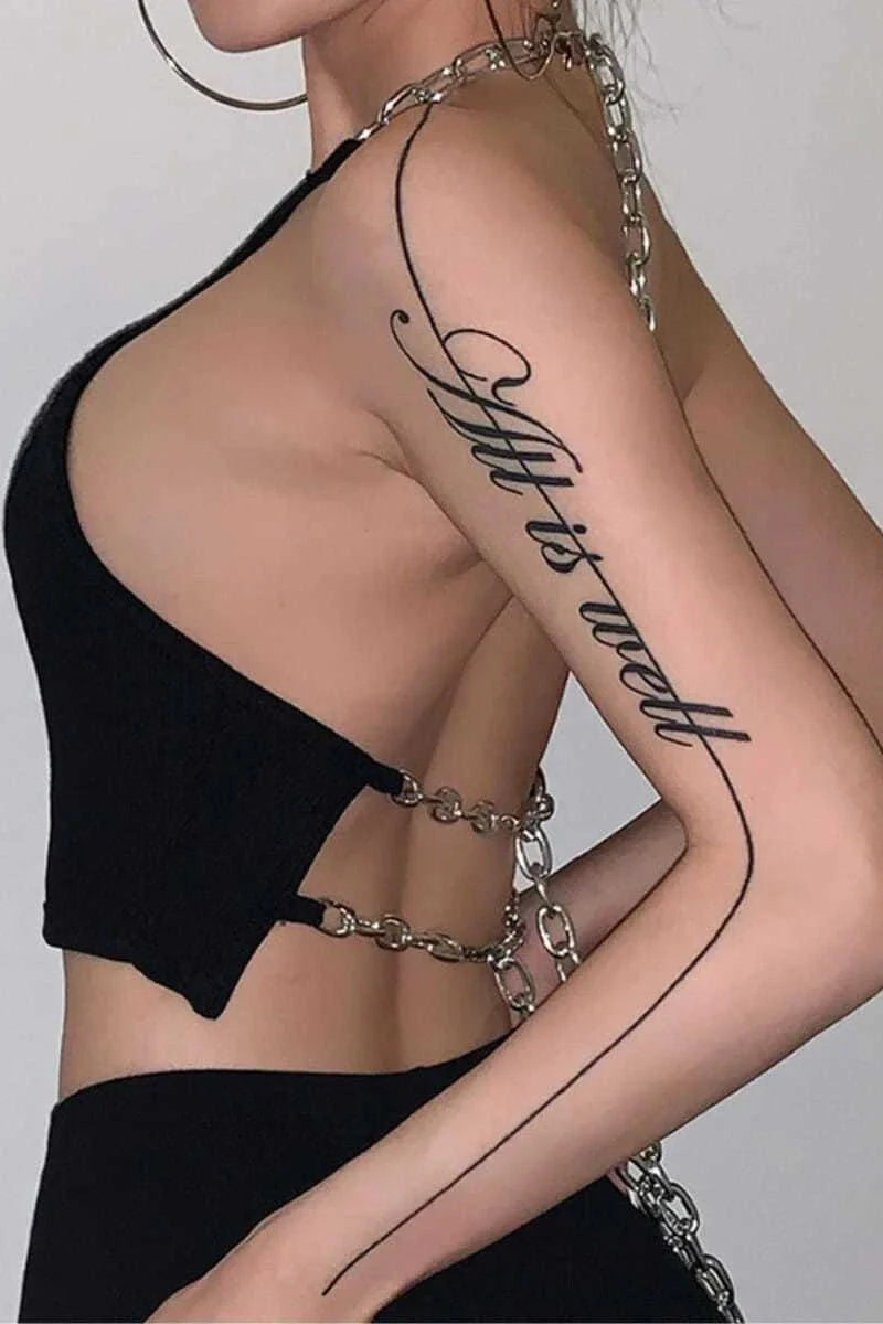 Chain Back Crop Top