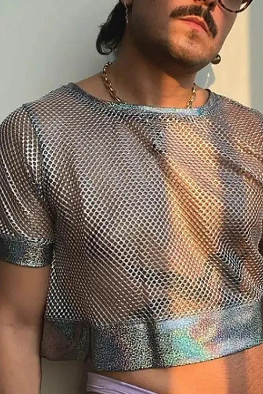 Shiny Crop Top