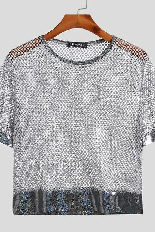 Shiny Crop Top