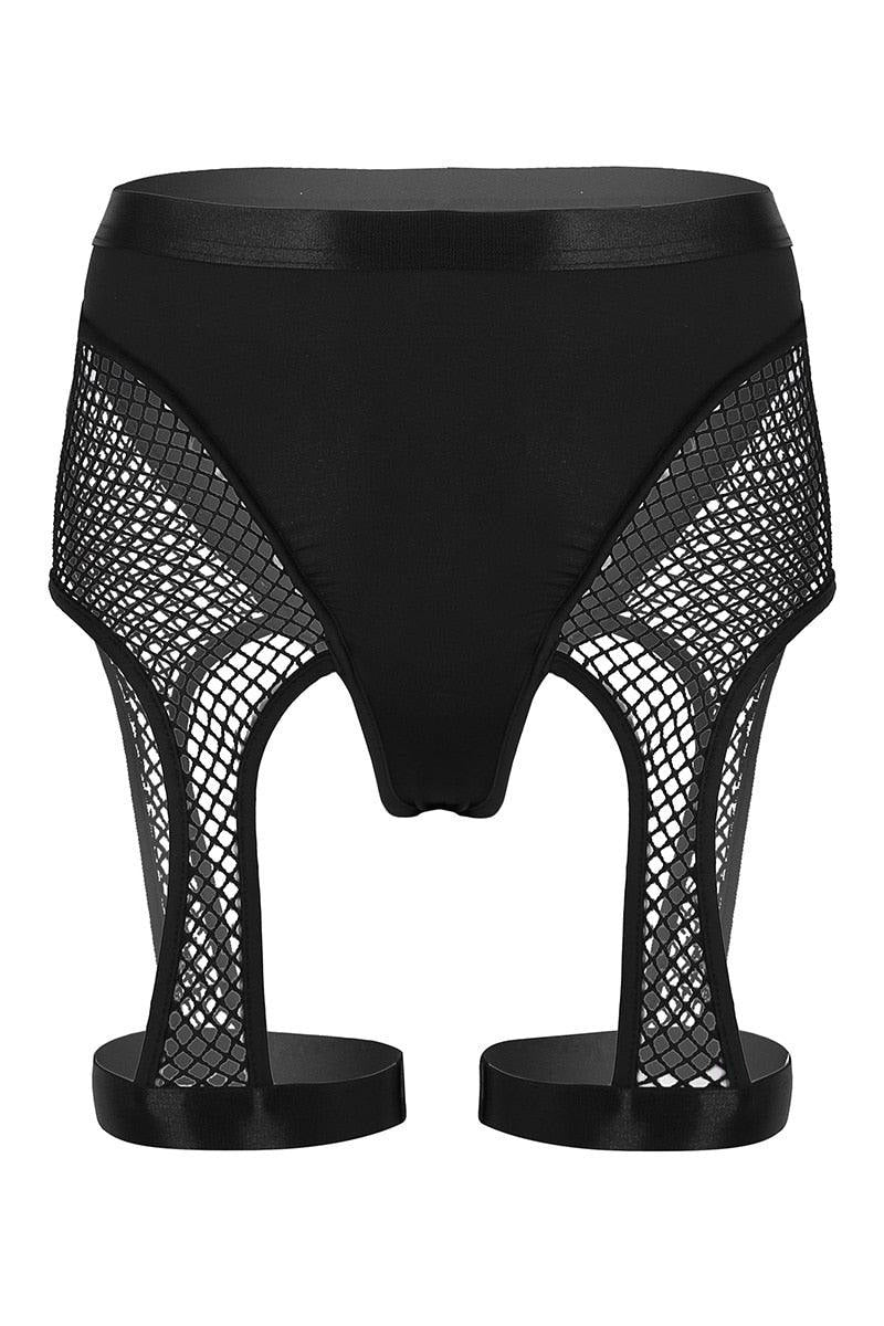 High Waist Fishnet Legging