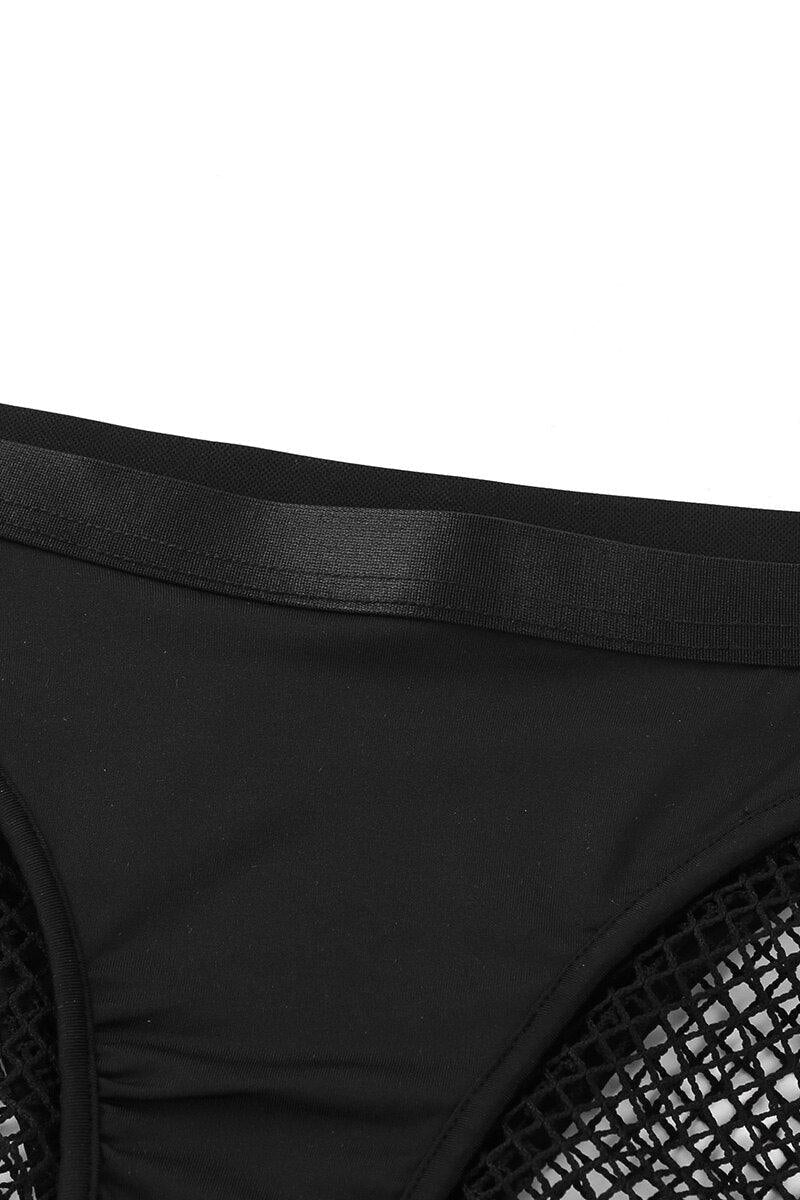 High Waist Fishnet Legging