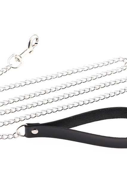 Faux Leather Collar and Leash