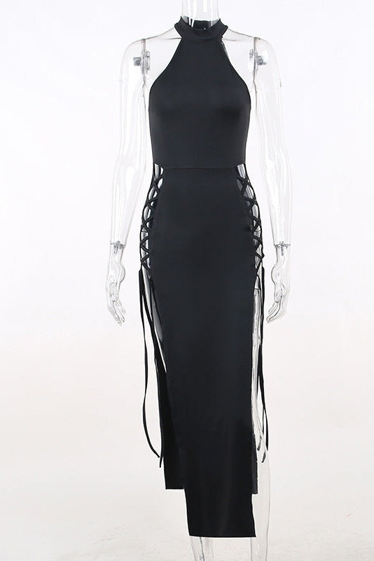 High Waist Bandage Maxi Dress