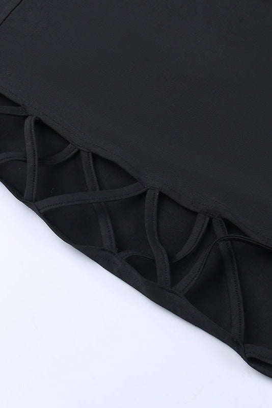 High Waist Bandage Maxi Dress