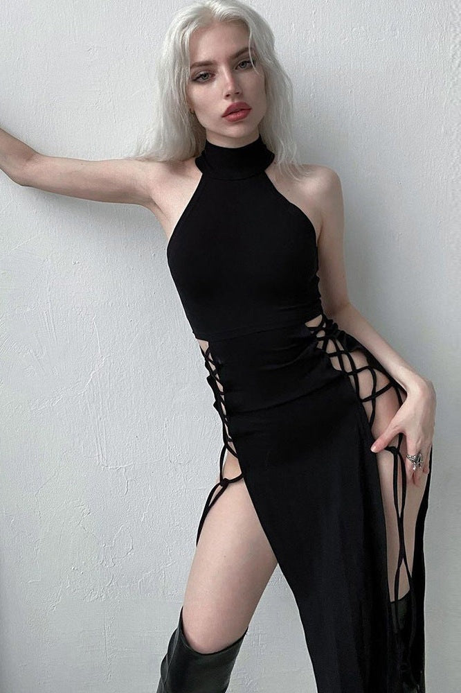 High Waist Bandage Maxi Dress