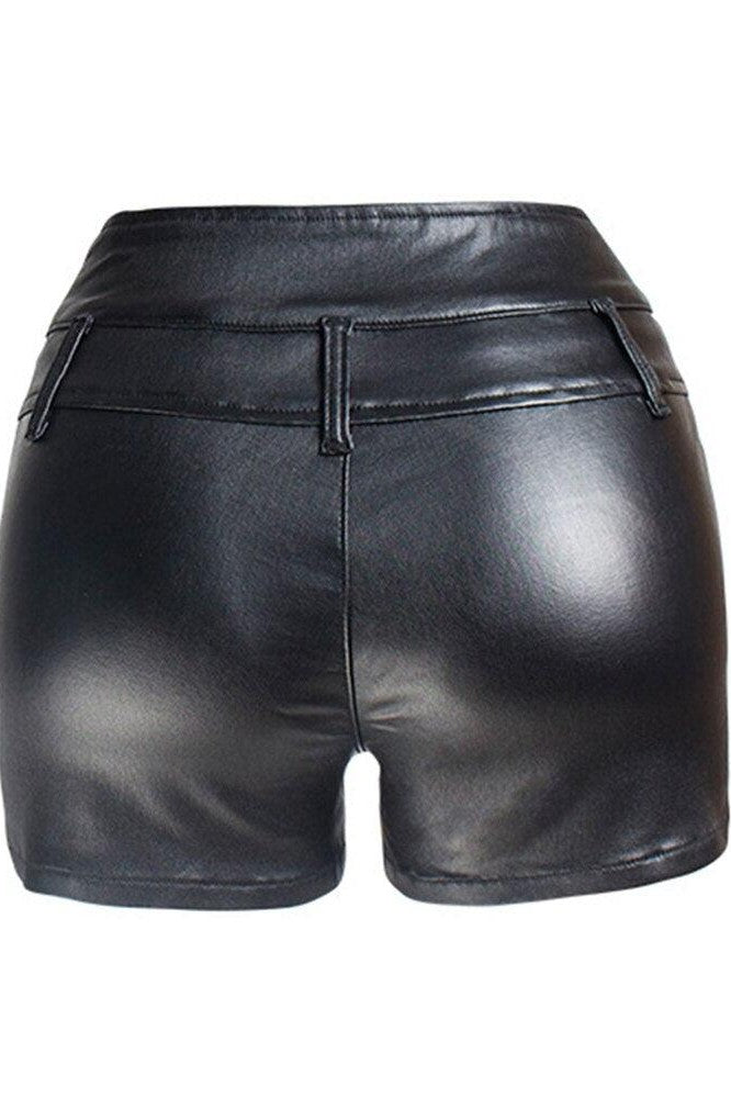 High Waist Solid Short