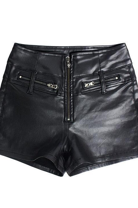 High Waist Solid Short