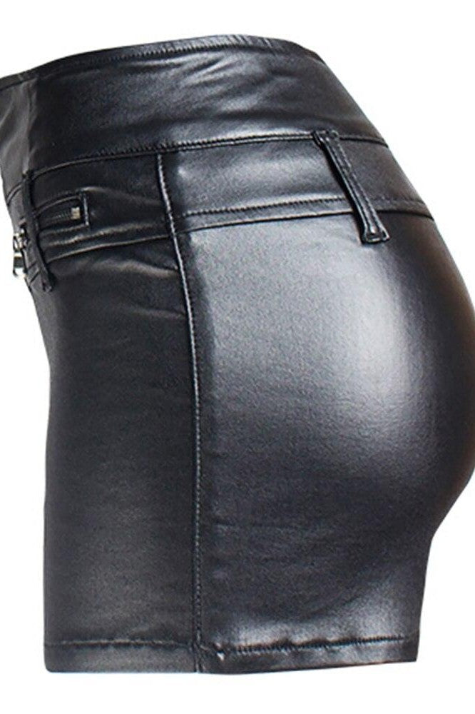 High Waist Solid Short