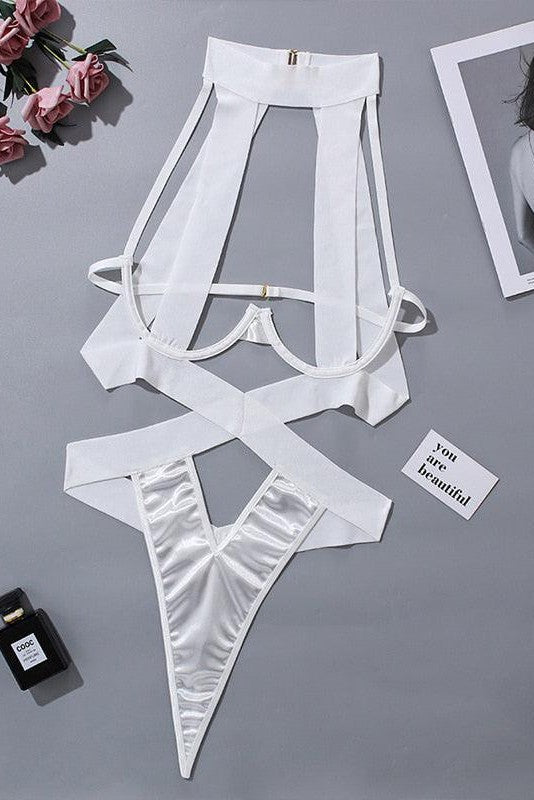 Bandage Lingerie Bodysuit