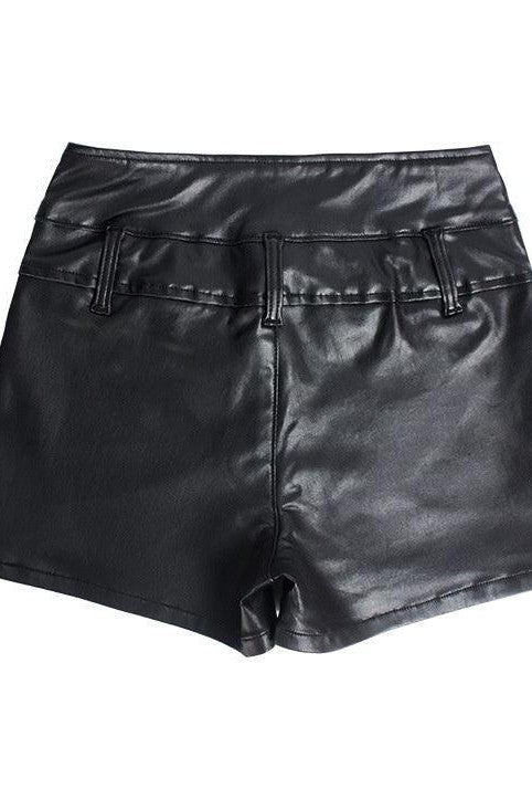 High Waist Solid Short