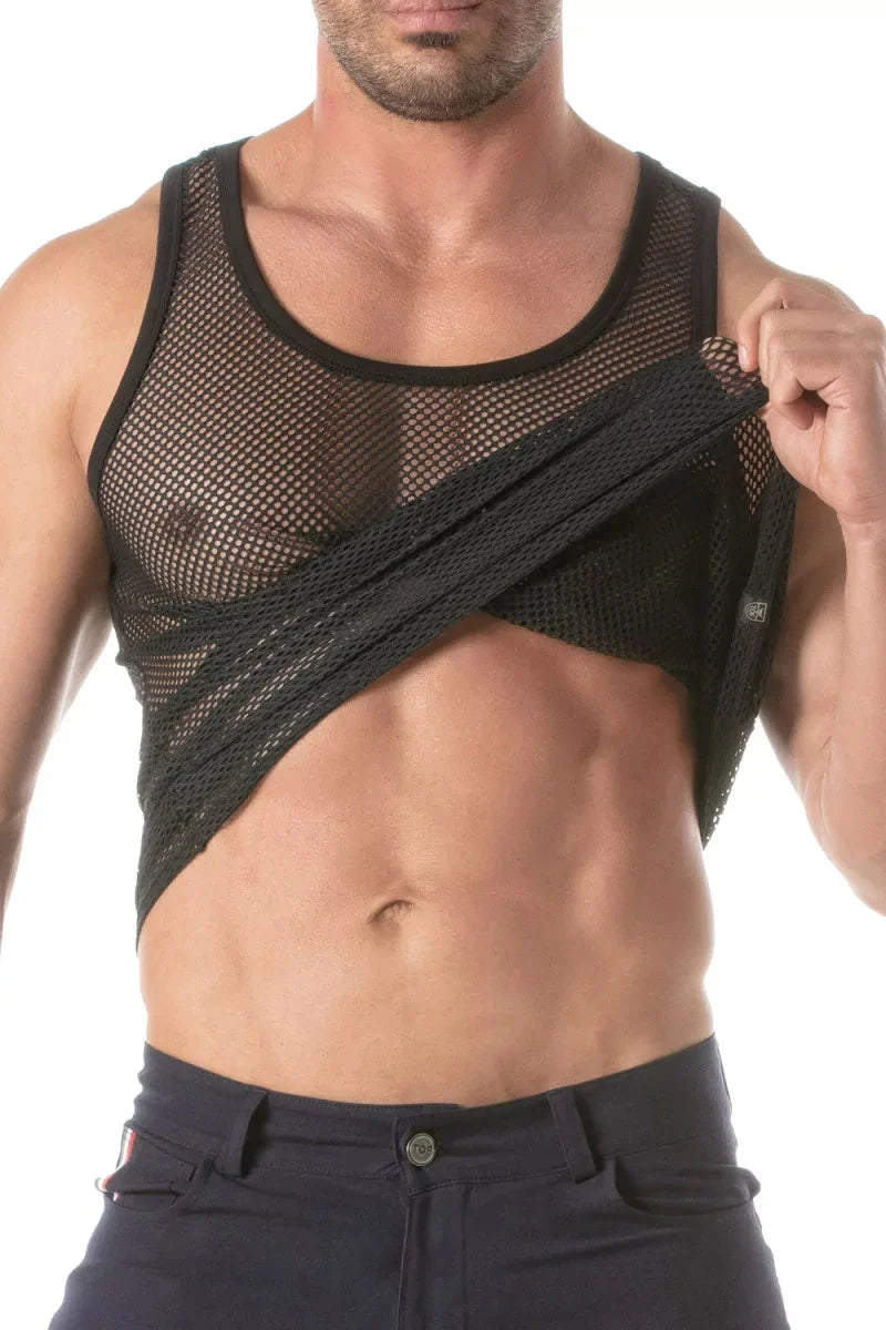Fish Net Tank Top
