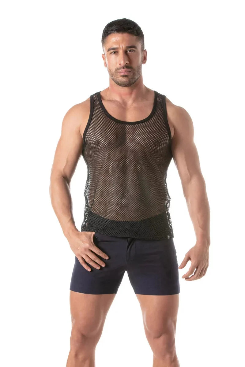 Fish Net Tank Top