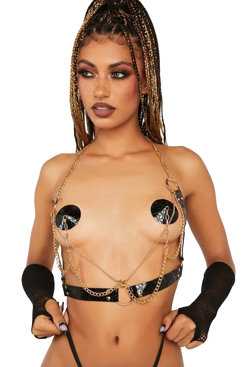 Glitz Harness Pasties Sets