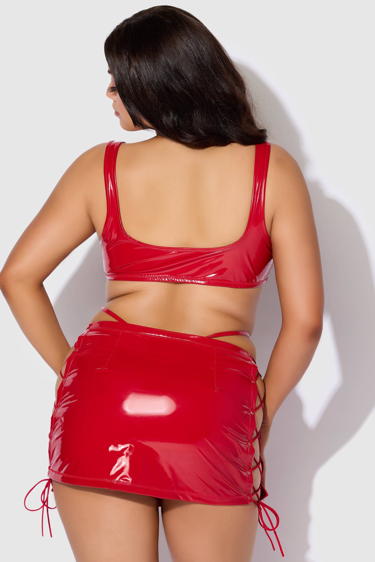 Trinity Vinyl Lace-Up Set