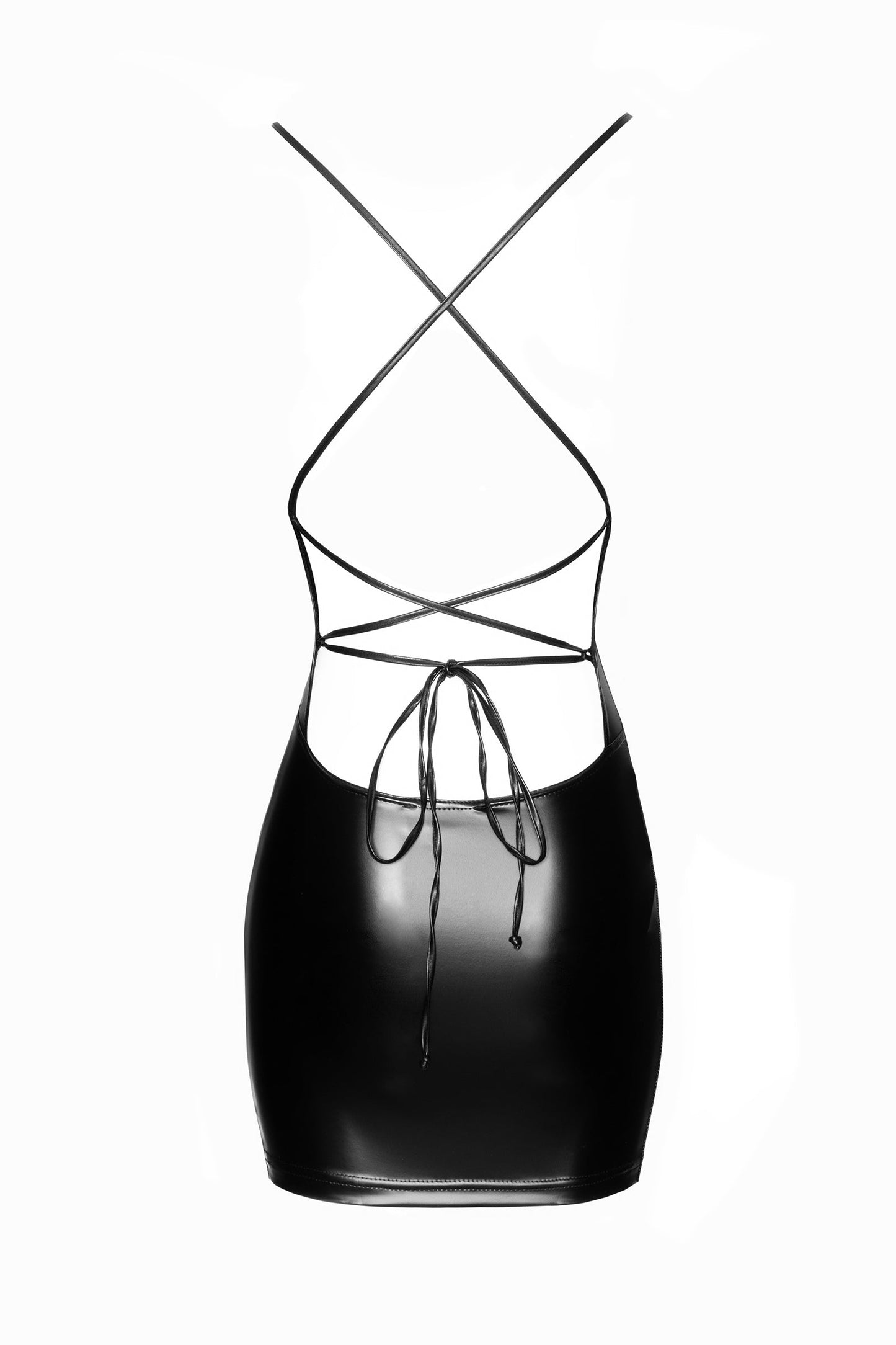 Lace Up Back Dress