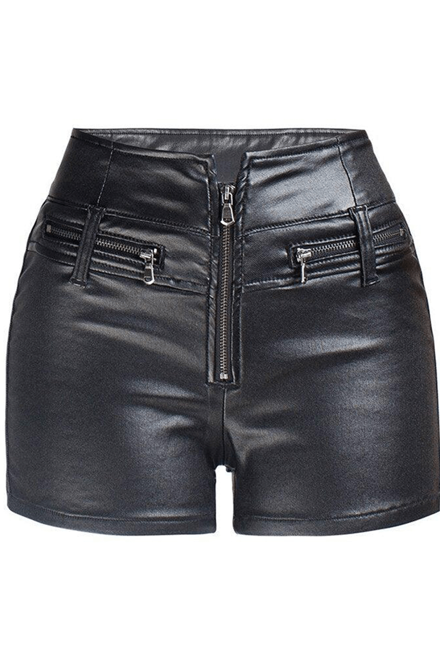 High Waist Solid Short