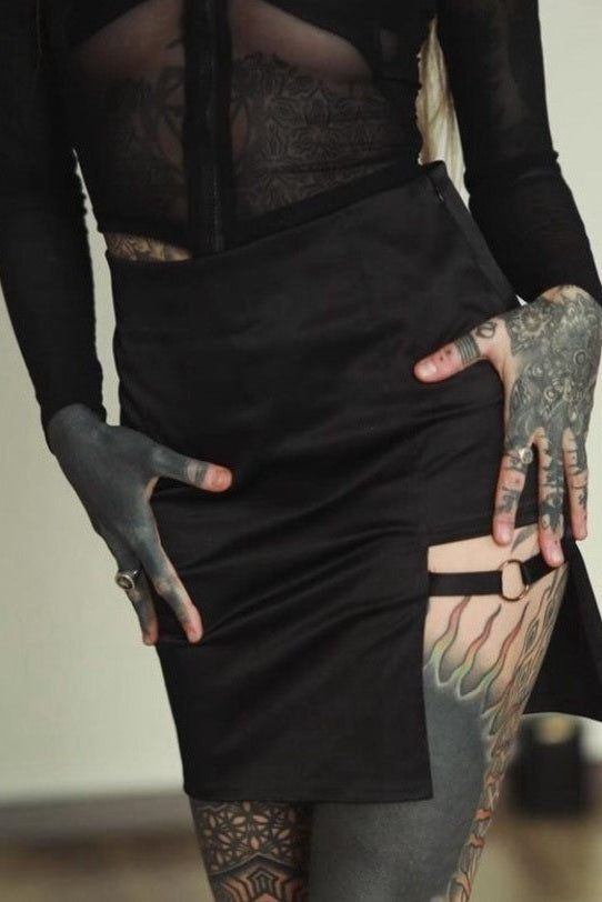 Irregular Mini Skirt