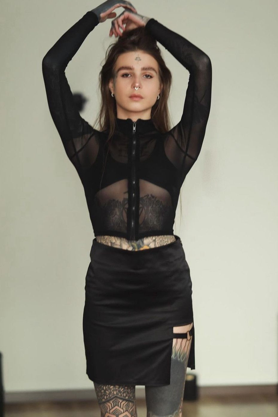 Irregular Mini Skirt