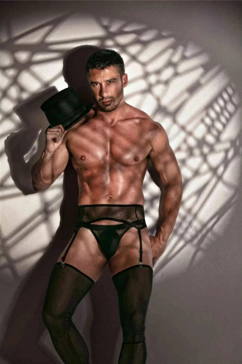 Mesh Garter Belt