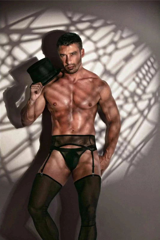 Mesh Garter Belt