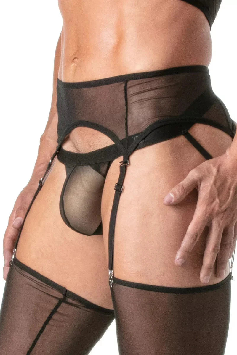 Mesh Garter Belt