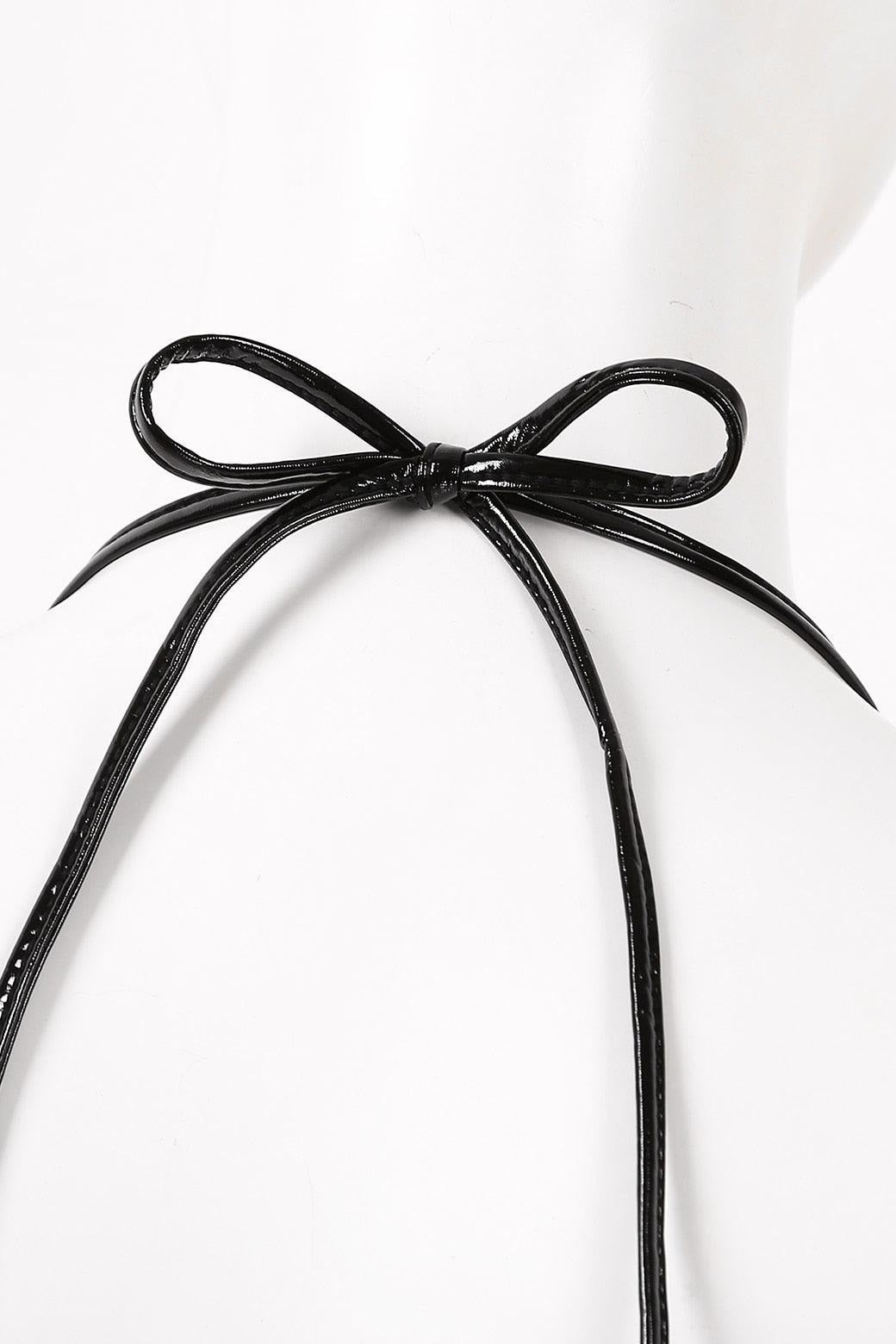 Halter Neck Wrap Crop Top