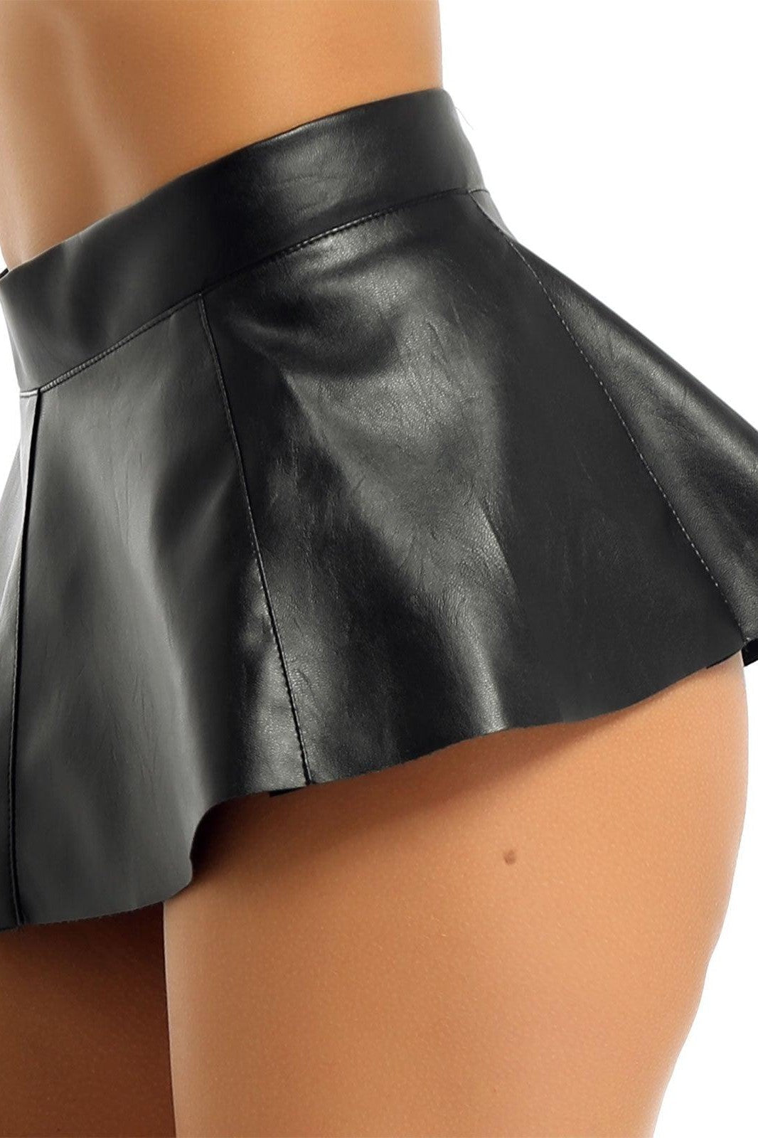 High Waist Front Zipper Skirt